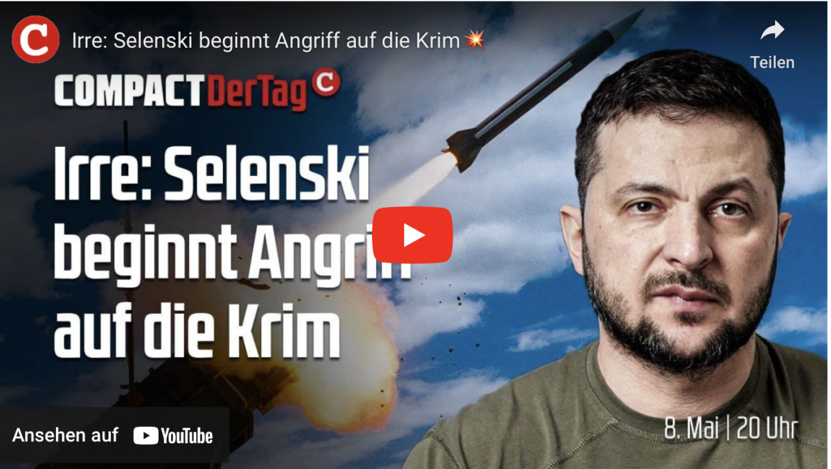 Irre: Selenski beginnt Angriff auf die Krim!