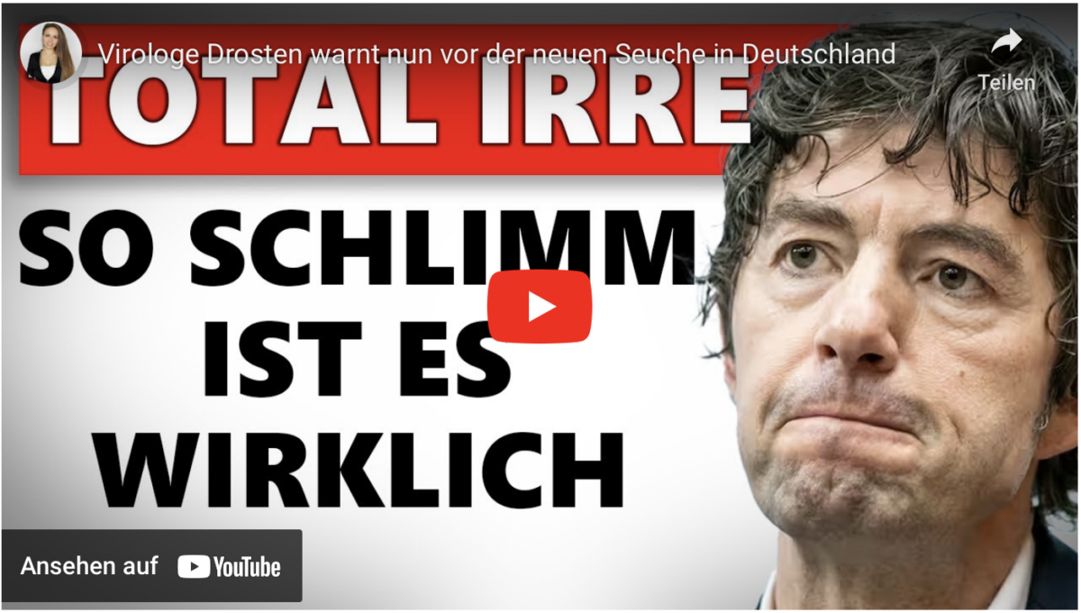 Virologe Drosten warnt nun vor der neuen Seuche in Deutschland!
