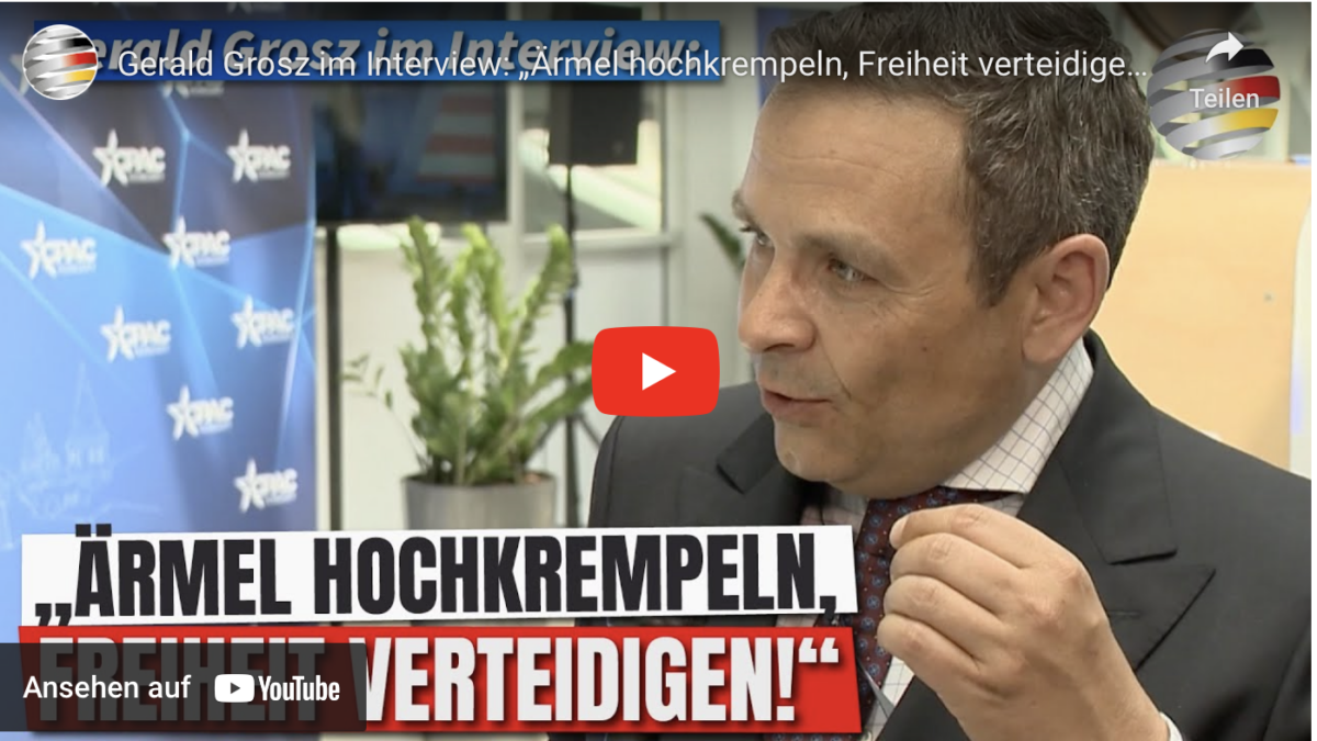 Gerald Grosz im Interview: „Ärmel hochkrempeln, Freiheit verteidigen!“