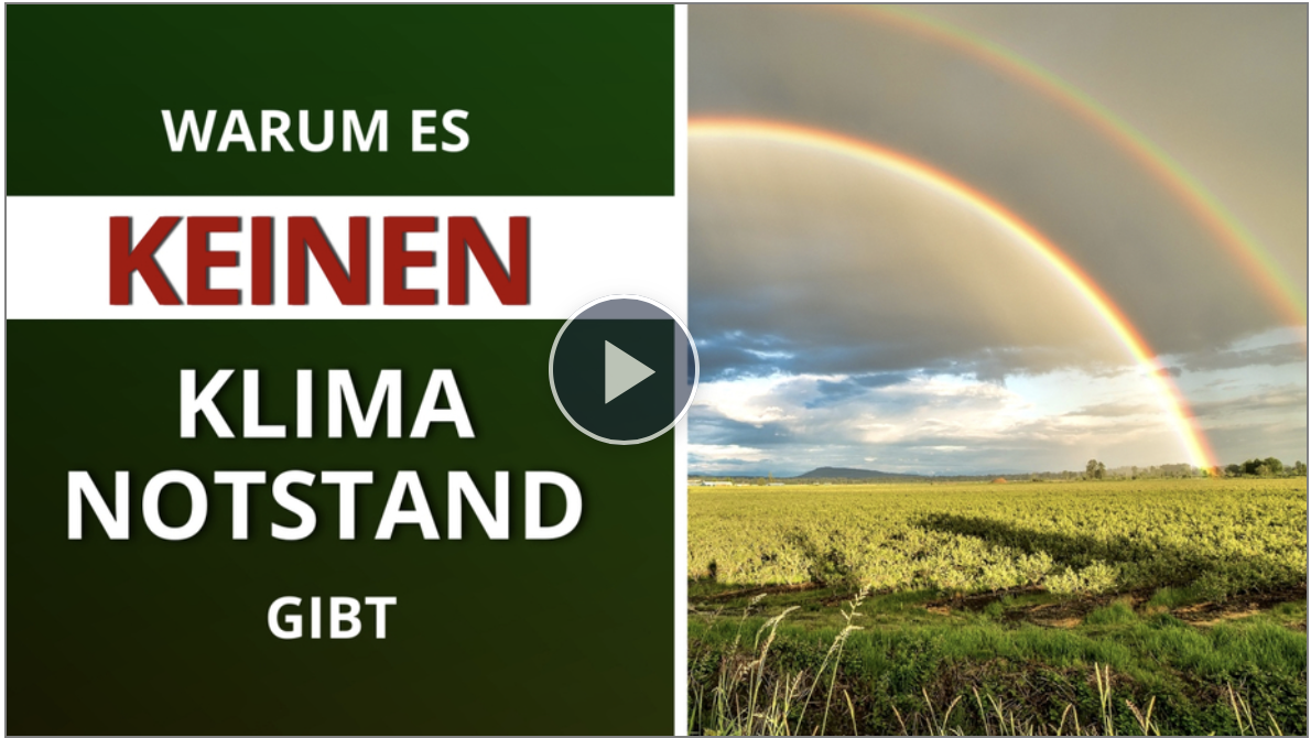 1.100 Wissenschaftler einig: Es gibt keinen Klimanotstand!