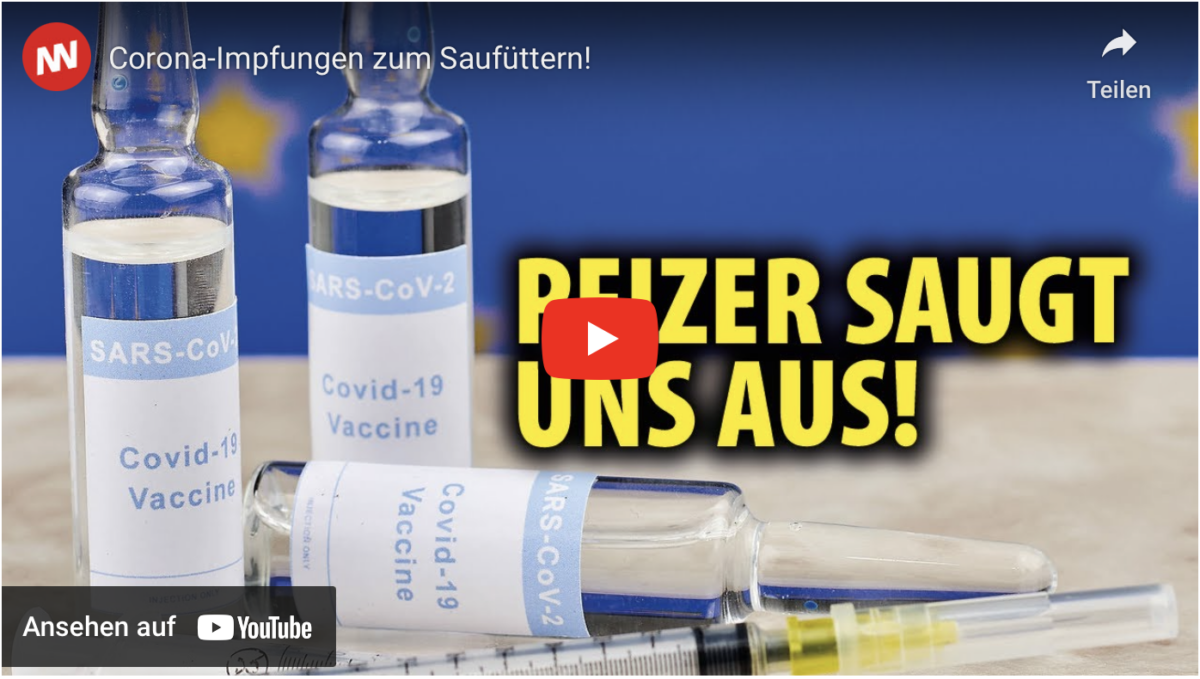 Corona-Impfungen zum Saufüttern!