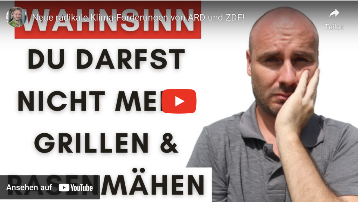 Neue radikale Klima-Forderungen von ARD und ZDF!