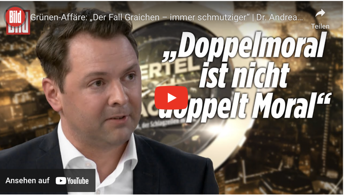 Grünen-Affäre: „Der Fall Graichen – immer schmutziger“!