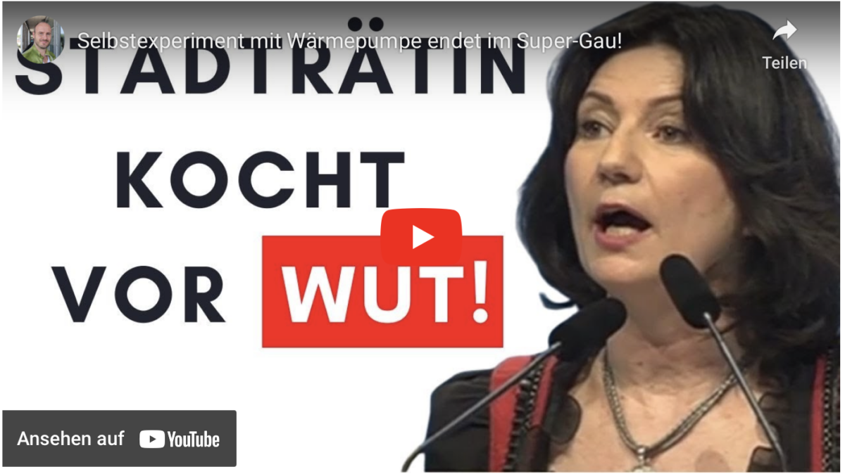 Selbstexperiment mit Wärmepumpe endet im Super-Gau!