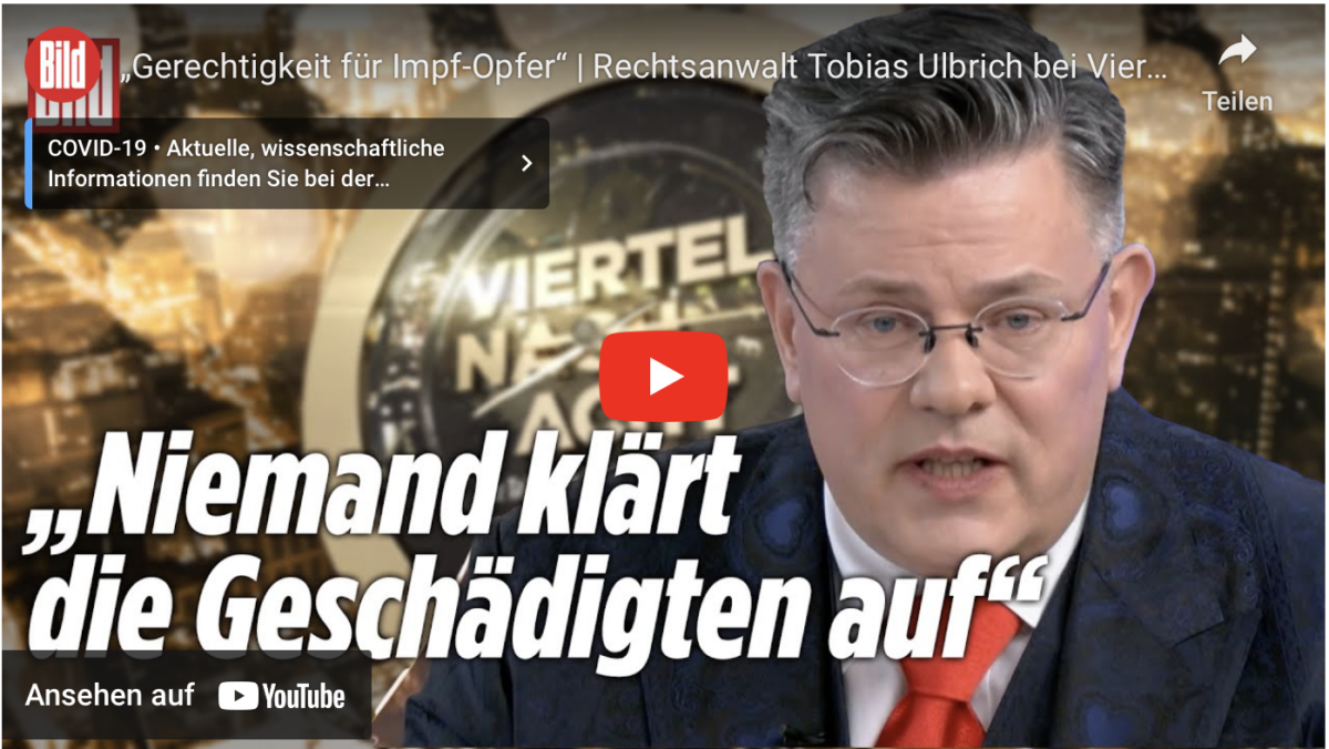 „Gerechtigkeit für Impf-Opfer“ | Rechtsanwalt Tobias Ulbrich!