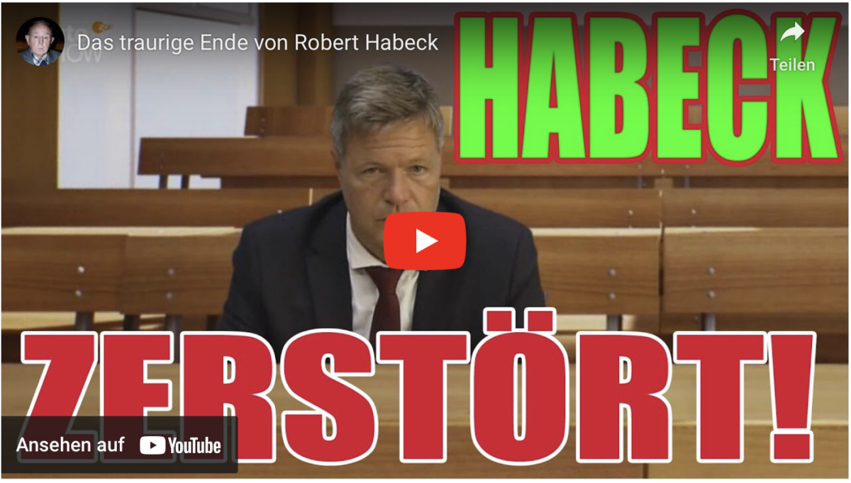 Das traurige Ende von Robert Habeck