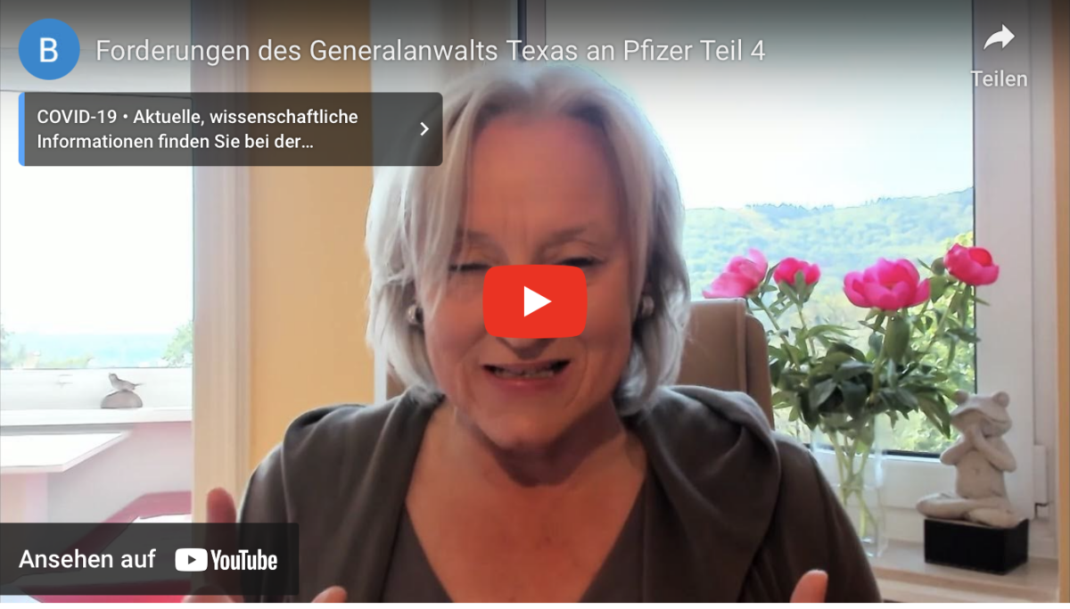 Forderungen des Generalanwalts Texas an Pfizer Teil 4