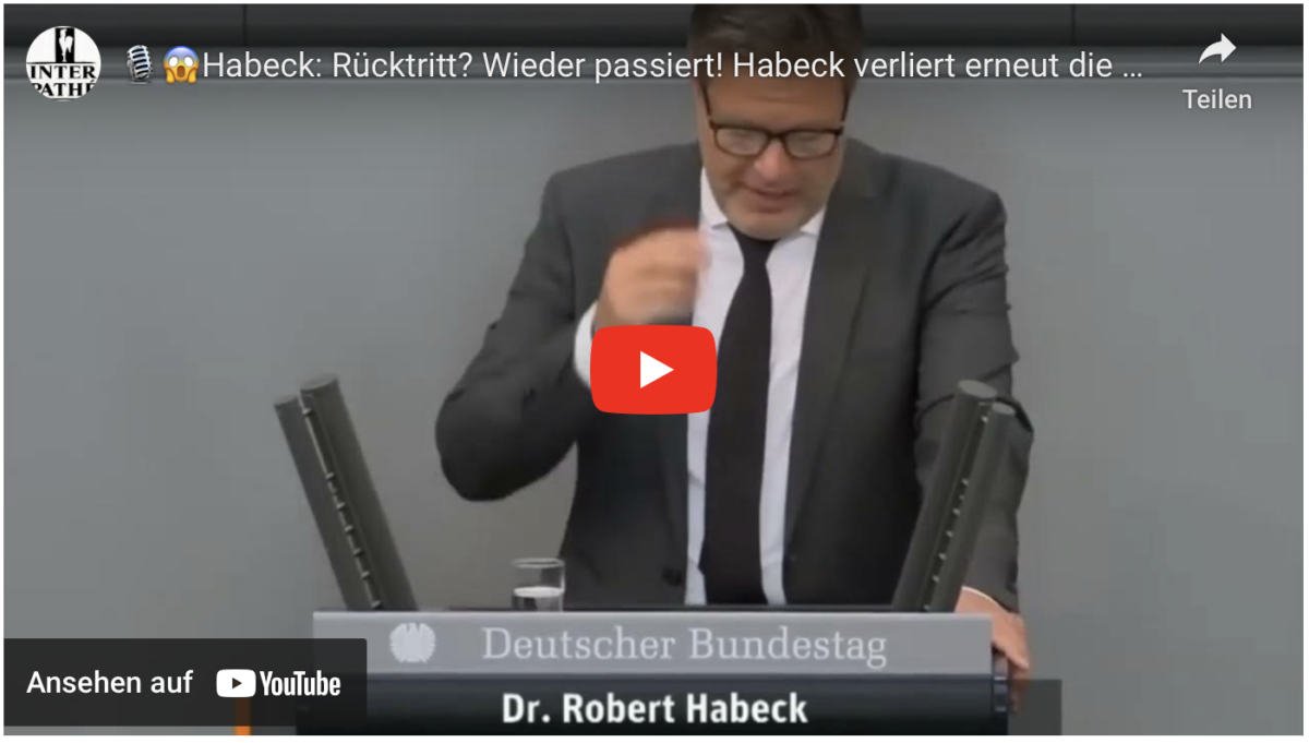Habeck: Rücktritt? Wieder passiert! Habeck verliert erneut die Kontrolle im Bundestag!