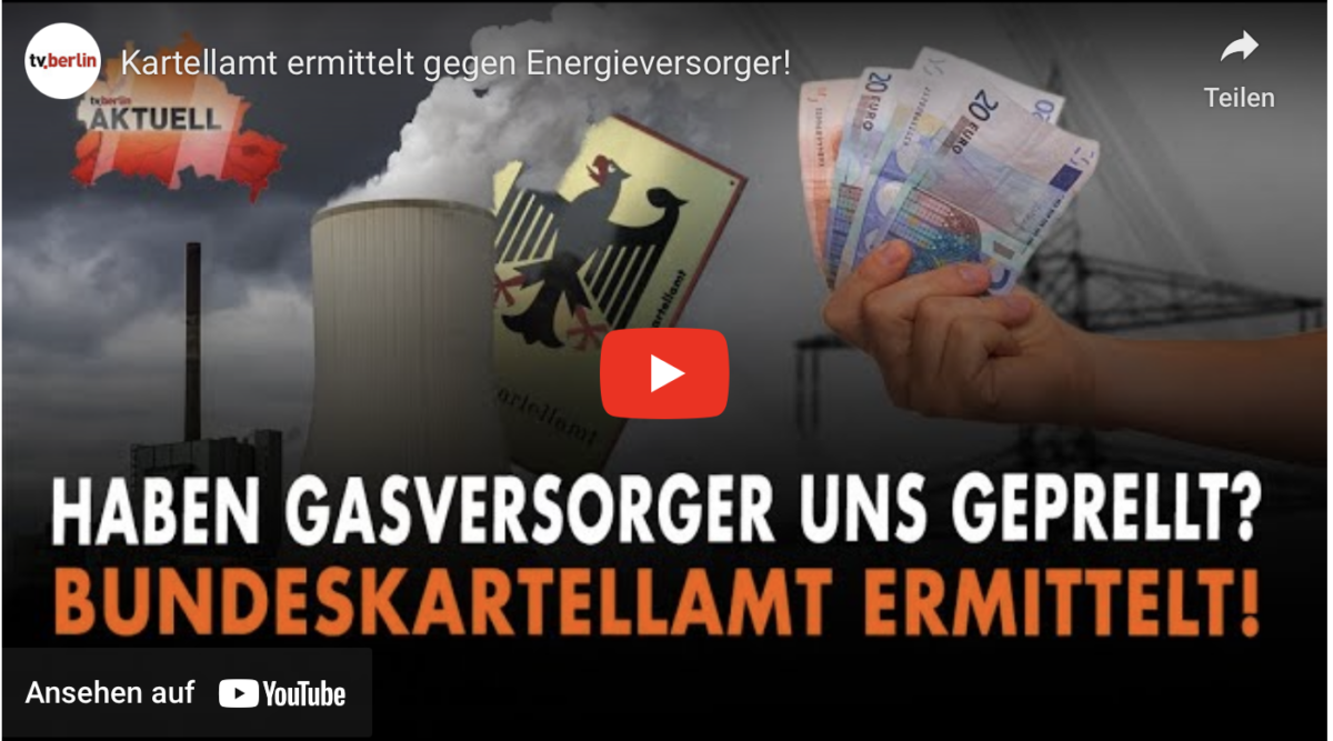 Kartellamt ermittelt gegen Energieversorger!