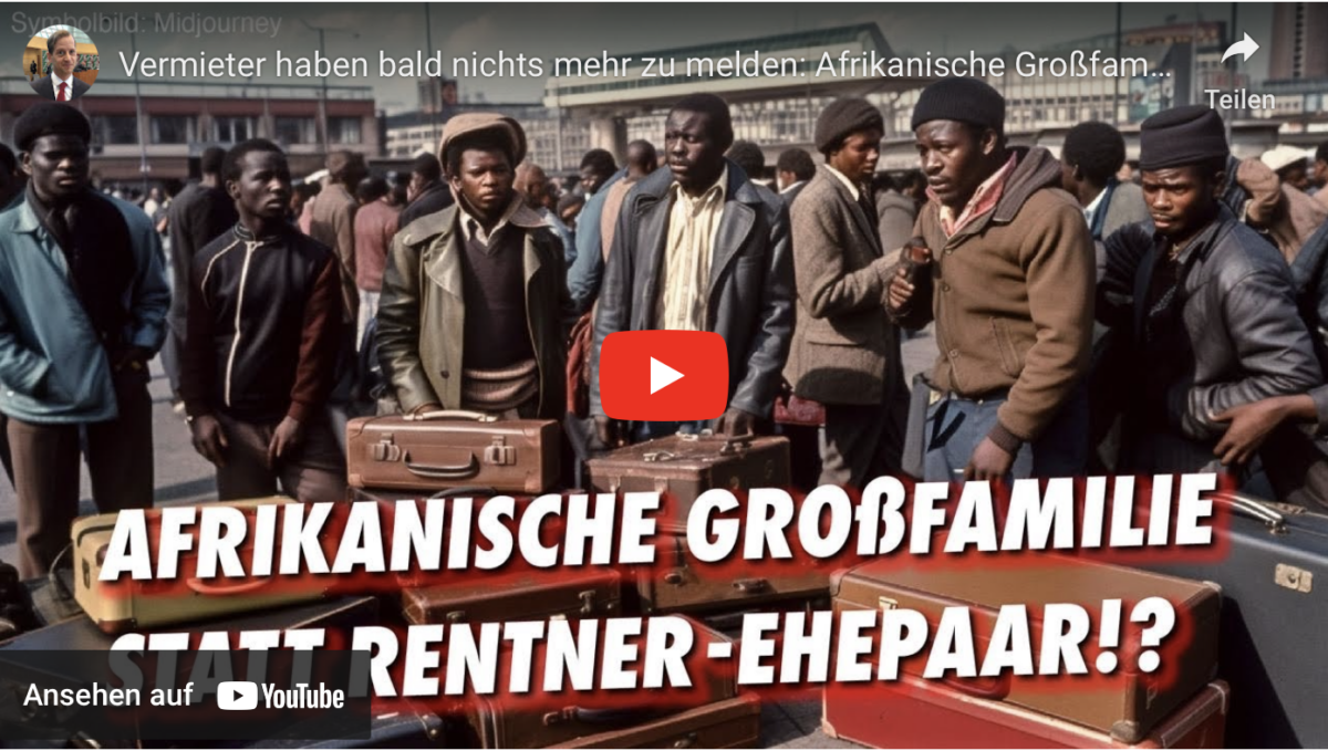 Vermieter haben bald nichts mehr zu melden: Afrikanische Großfamilie statt Rentnerehepaar!?