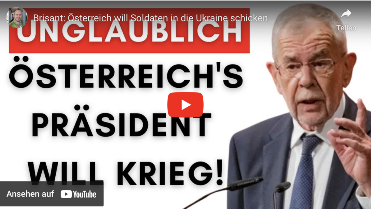 Brisant: Österreich will Soldaten in die Ukraine schicken