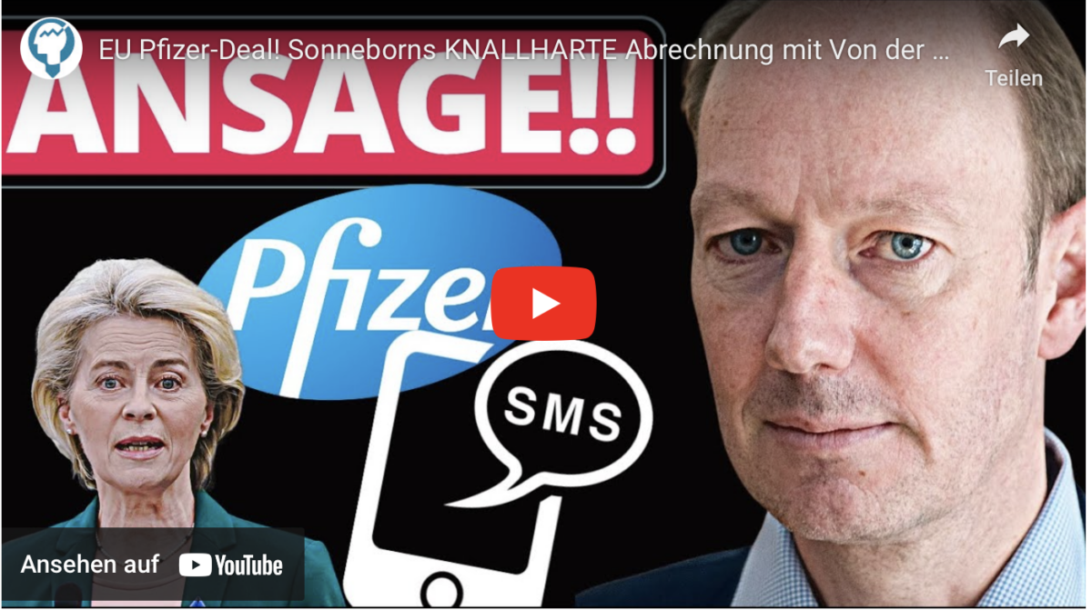 EU Pfizer-Deal! Sonneborns KNALLHARTE Abrechnung mit Von der Leyen!