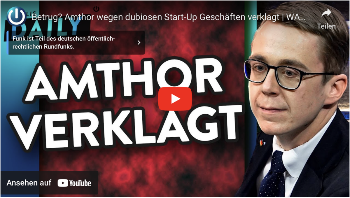 Betrug? Amthor wegen dubiosen Start-Up Geschäften verklagt
