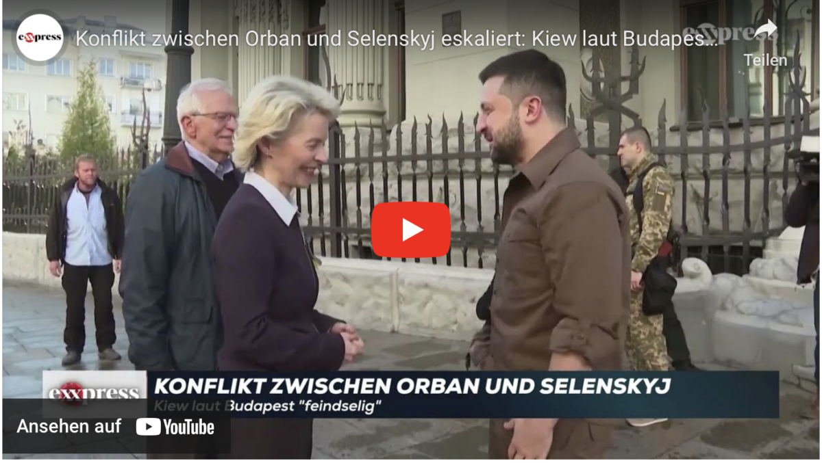 Konflikt zwischen Orban und Selenskyj eskaliert: Kiew laut Budapest „feindselig“