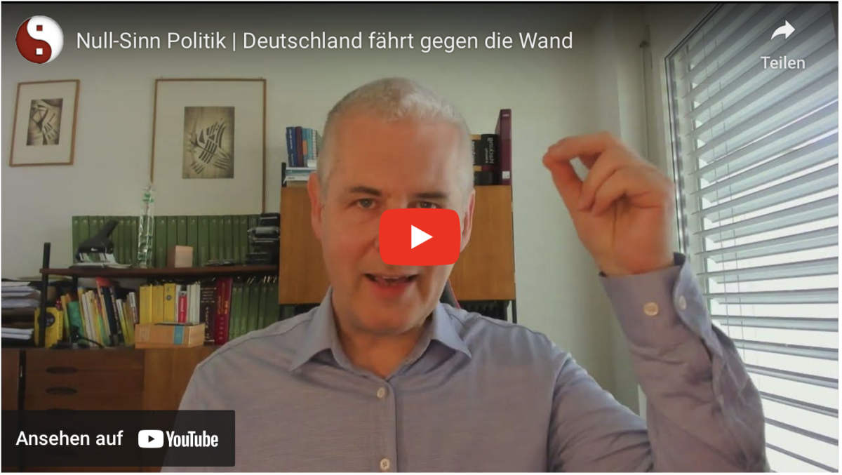 Null-Sinn Politik | Deutschland fährt gegen die Wand!