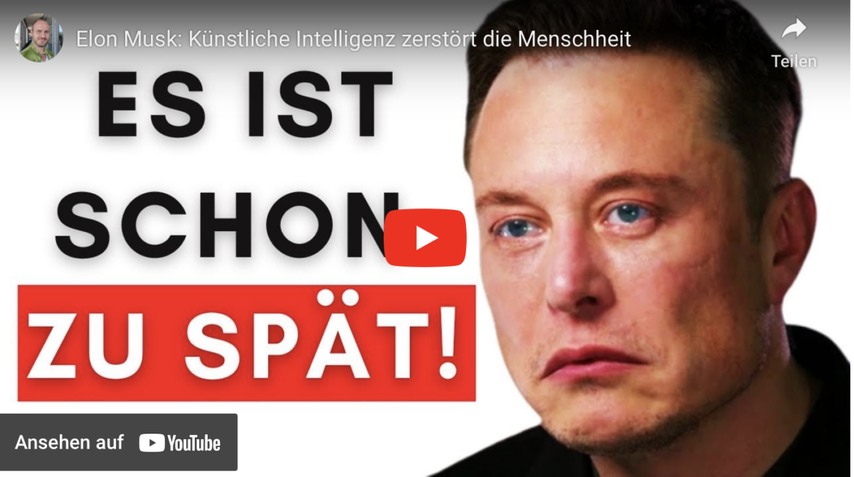 Elon Musk: Künstliche Intelligenz zerstört die Menschheit
