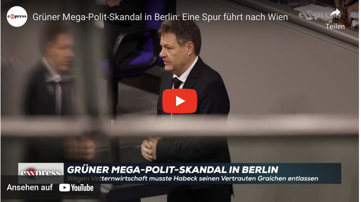 Grüner Mega-Polit-Skandal in Berlin: Eine Spur führt nach Wien