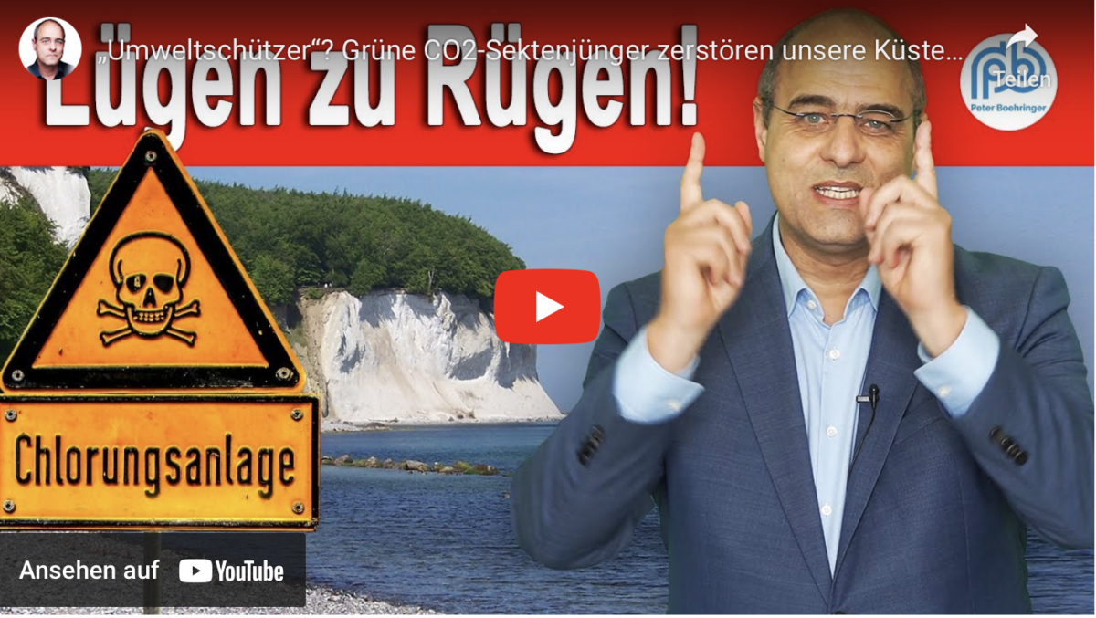 „Umweltschützer“? Grüne CO2-Sektenjünger zerstören unsere Küsten – Boehringer Klartext (204)