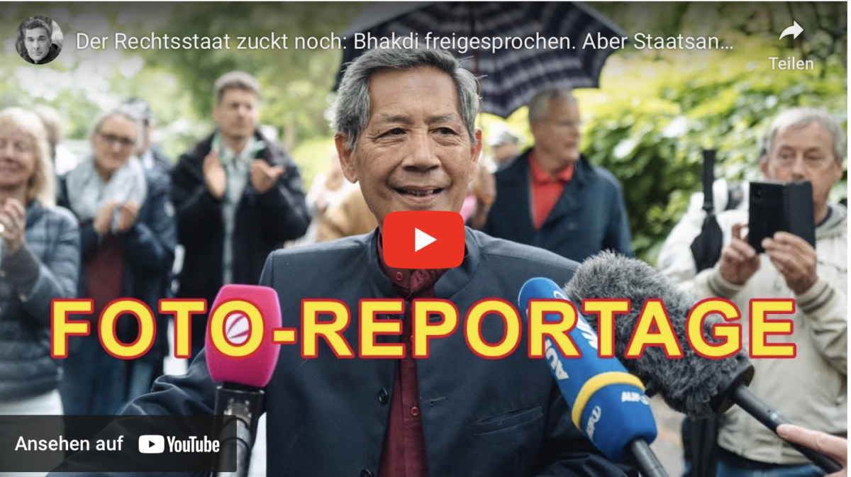 Der Rechtsstaat zuckt noch: Bhakdi freigesprochen. Aber Staatsanwaltschaft sinnt auf Rache.