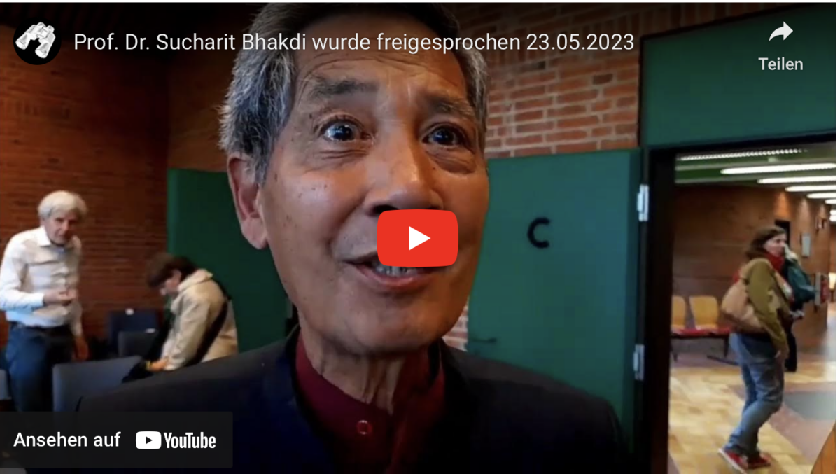 Prof. Dr. Sucharit Bhakdi wurde freigesprochen 23.05.2023