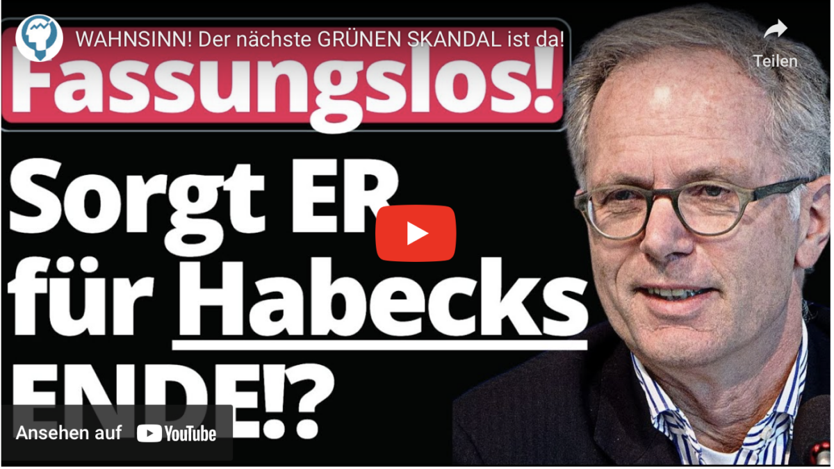 WAHNSINN! Der nächste GRÜNEN SKANDAL ist da!