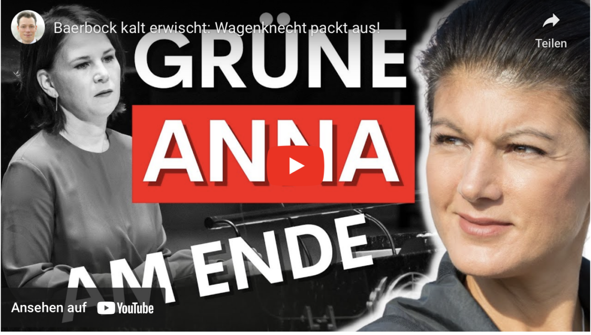 Baerbock kalt erwischt: Wagenknecht packt aus!