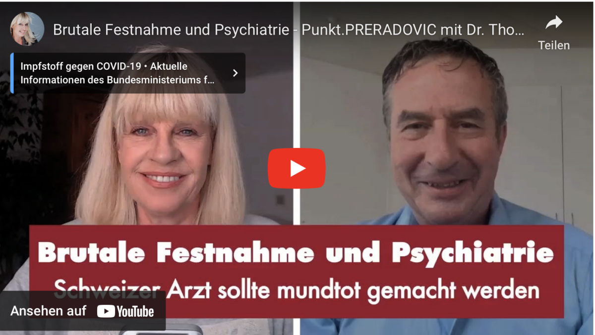 Brutale Festnahme und Psychiatrie – Punkt.PRERADOVIC mit Dr. Thomas Binder