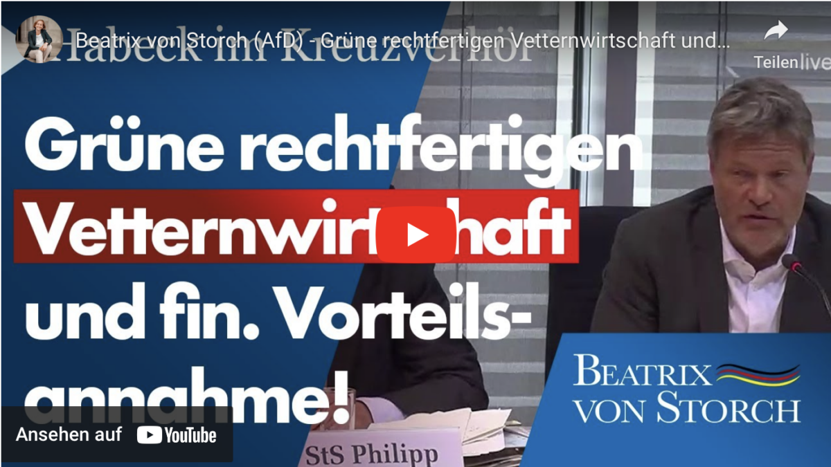 Grüne rechtfertigen Vetternwirtschaft und finanzielle Vorteilsannahme!