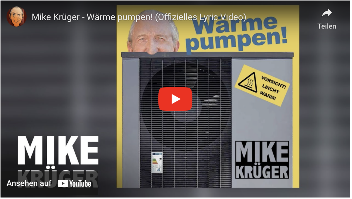 Mike Krüger – Wärme pumpen! (Offizielles Lyric Video)