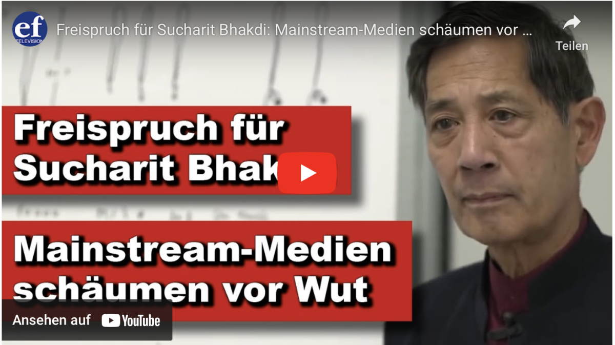 Freispruch für Sucharit Bhakdi: Mainstream-Medien schäumen vor Wut (Kurze Wortmeldung)