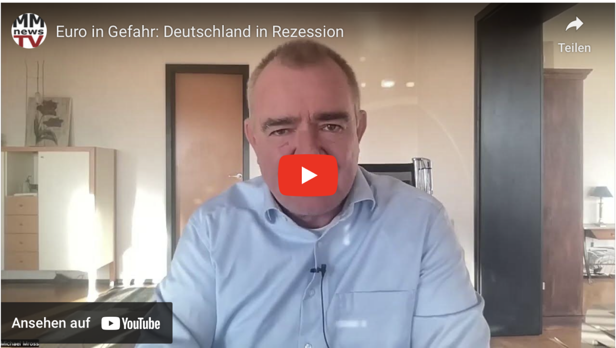 Euro in Gefahr: Deutschland in Rezession