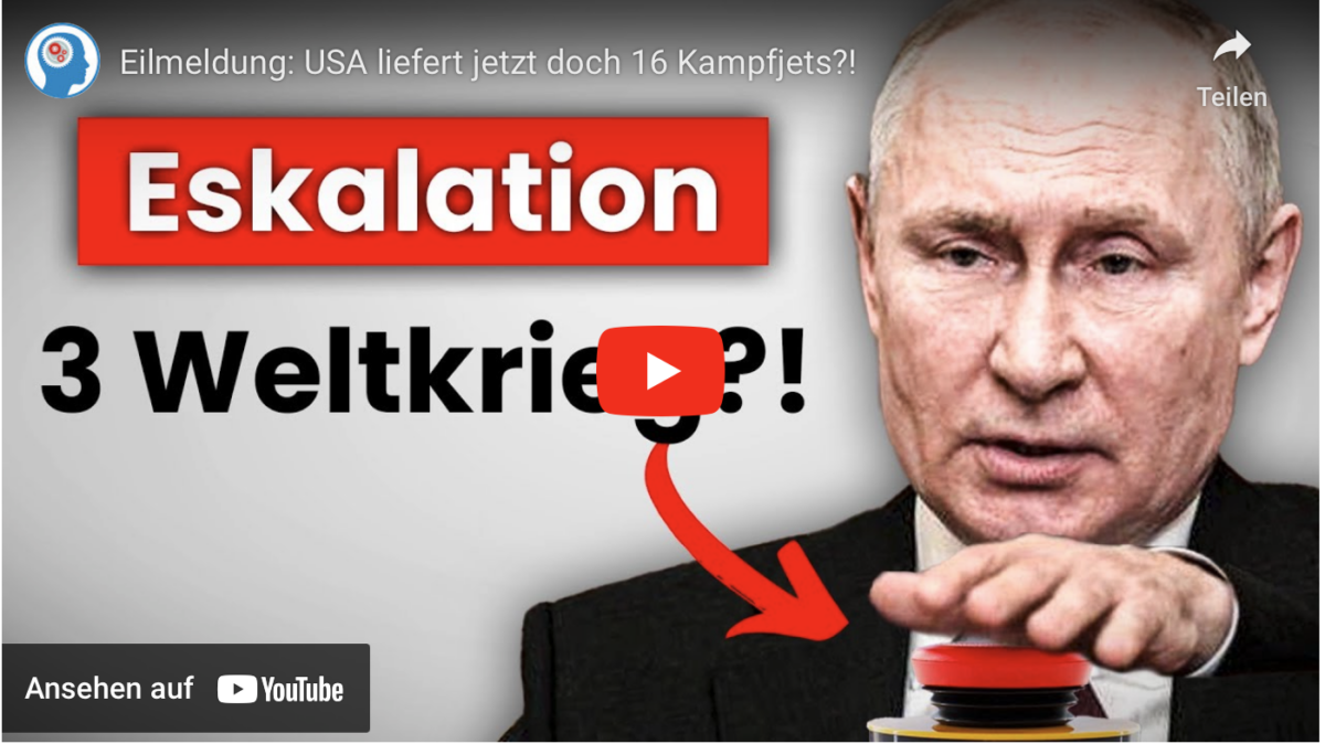 Eilmeldung: USA liefert jetzt doch 16 Kampfjets?!