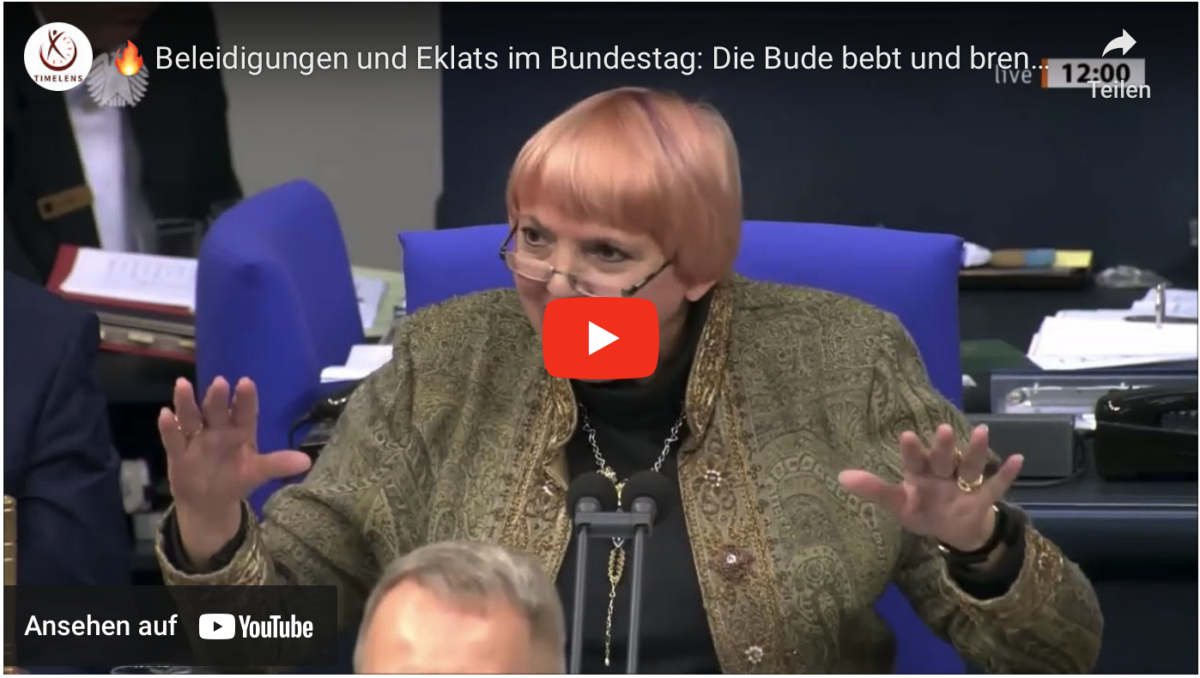 Beleidigungen und Eklats im Bundestag: Die Bude bebt und brennt! Altparteien überfordert!