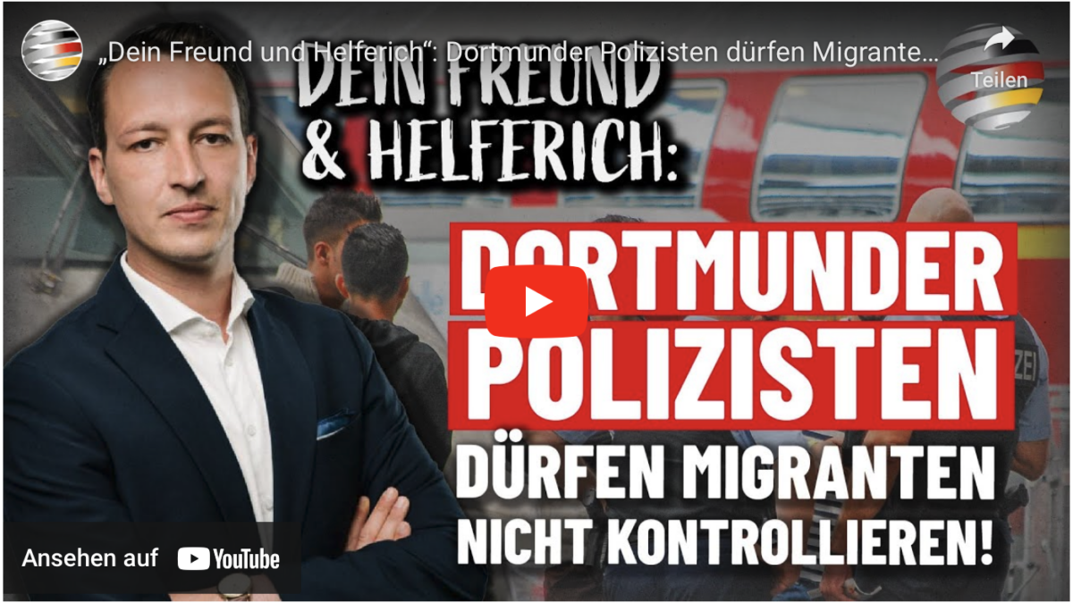 „Dein Freund und Helferich“: Dortmunder Polizisten dürfen Migranten nicht kontrollieren!