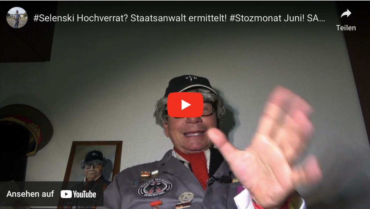#Selenski Hochverrat? Staatsanwalt ermittelt! #Stozmonat Juni! SATIRE!!!