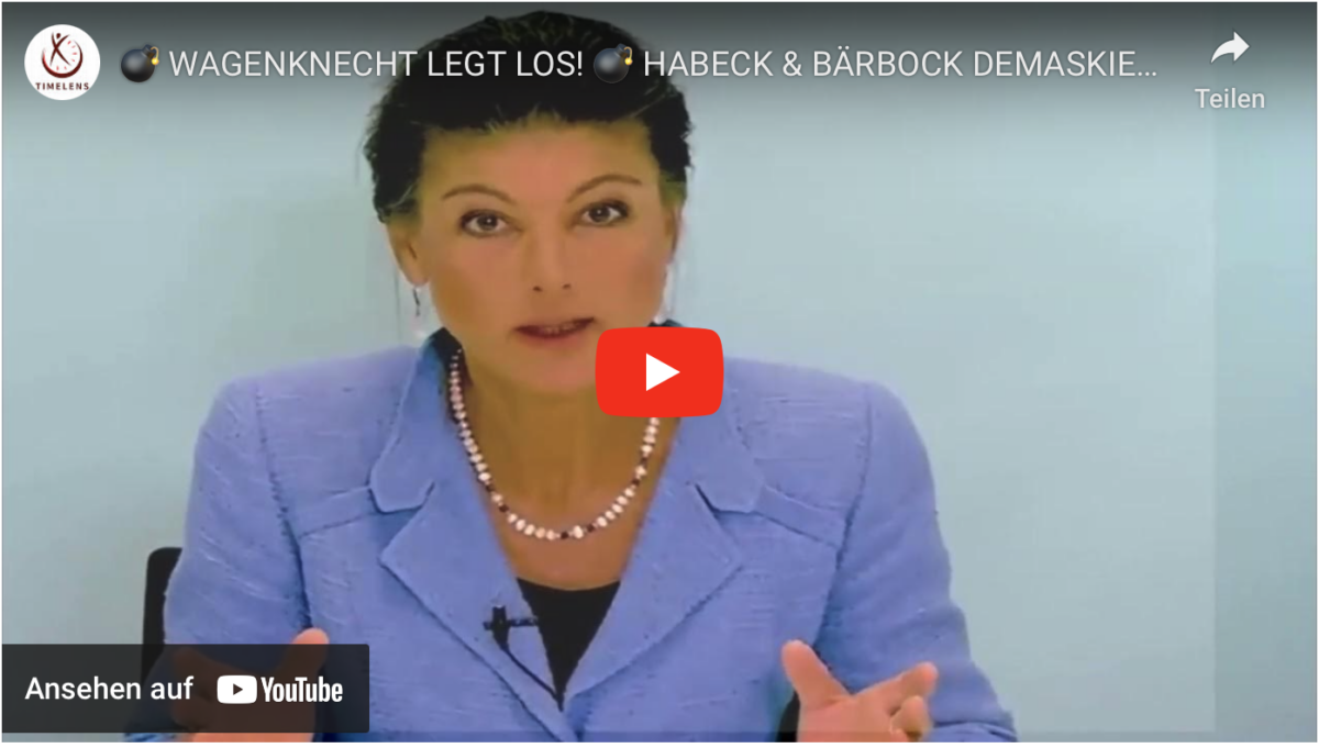 WAGENKNECHT LEGT LOS! 💣 HABECK & BÄRBOCK DEMASKIERT! 🔥💥 KNALLHARTE ABRECHNUNG VON WAGENKNECHT! 💥