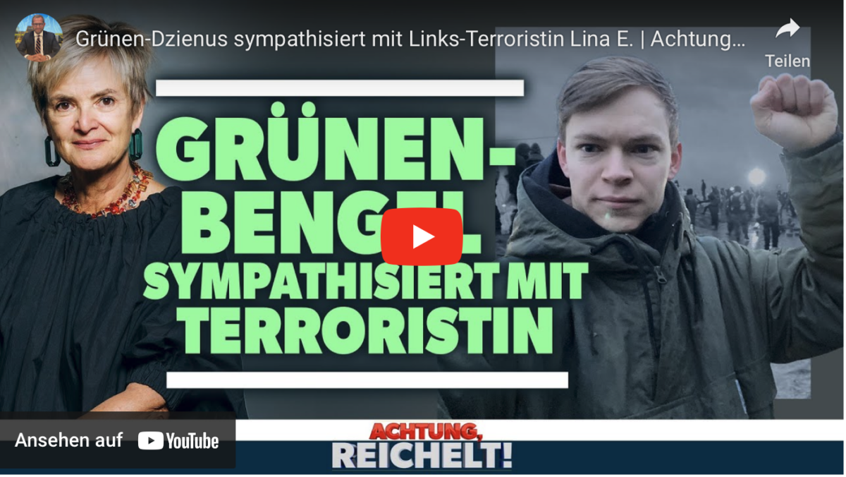 Grünen-Dzienus sympathisiert mit Links-Terroristin Lina E.!