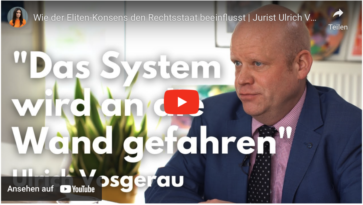 Wie der Eliten-Konsens den Rechtsstaat beeinflusst!