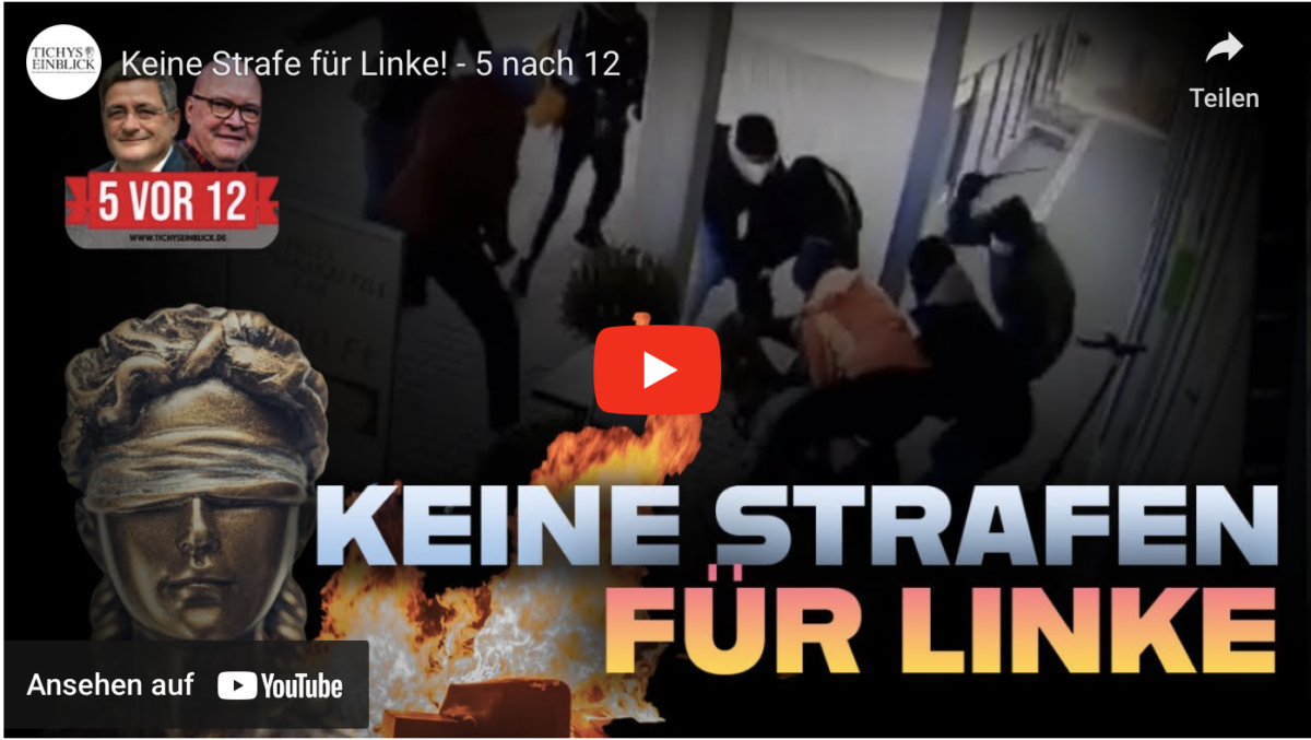 Keine Strafe für Linke! – 5 nach 12