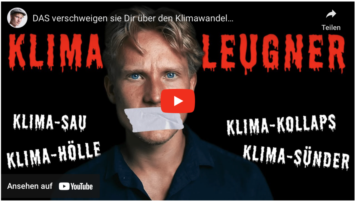 DAS verschweigen sie Dir über den Klimawandel…
