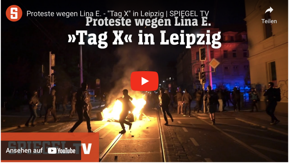 Proteste wegen Lina E. – „Tag X“ in Leipzig!