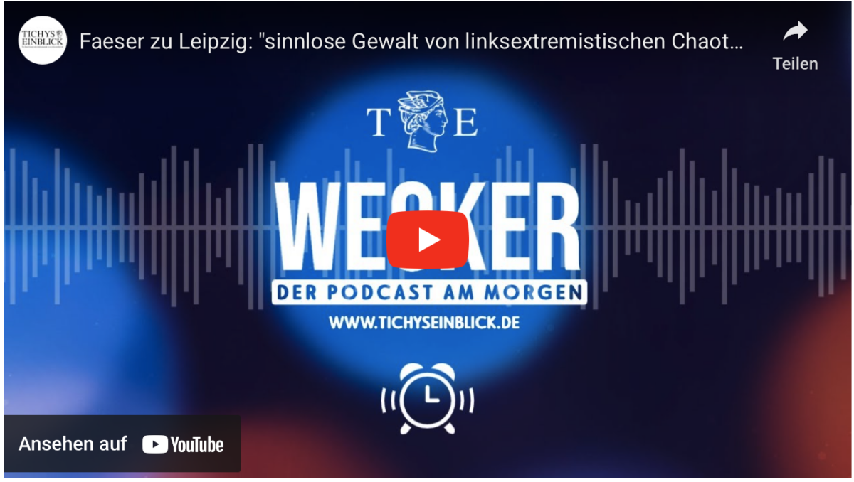 Faeser zu Leipzig: „sinnlose Gewalt von linksextremistischen Chaoten“!