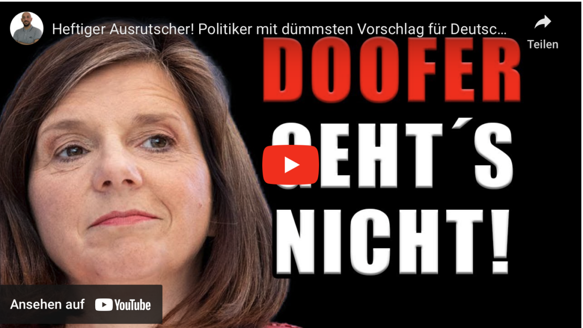 Heftiger Ausrutscher! Politiker mit dümmsten Vorschlag für Deutschland