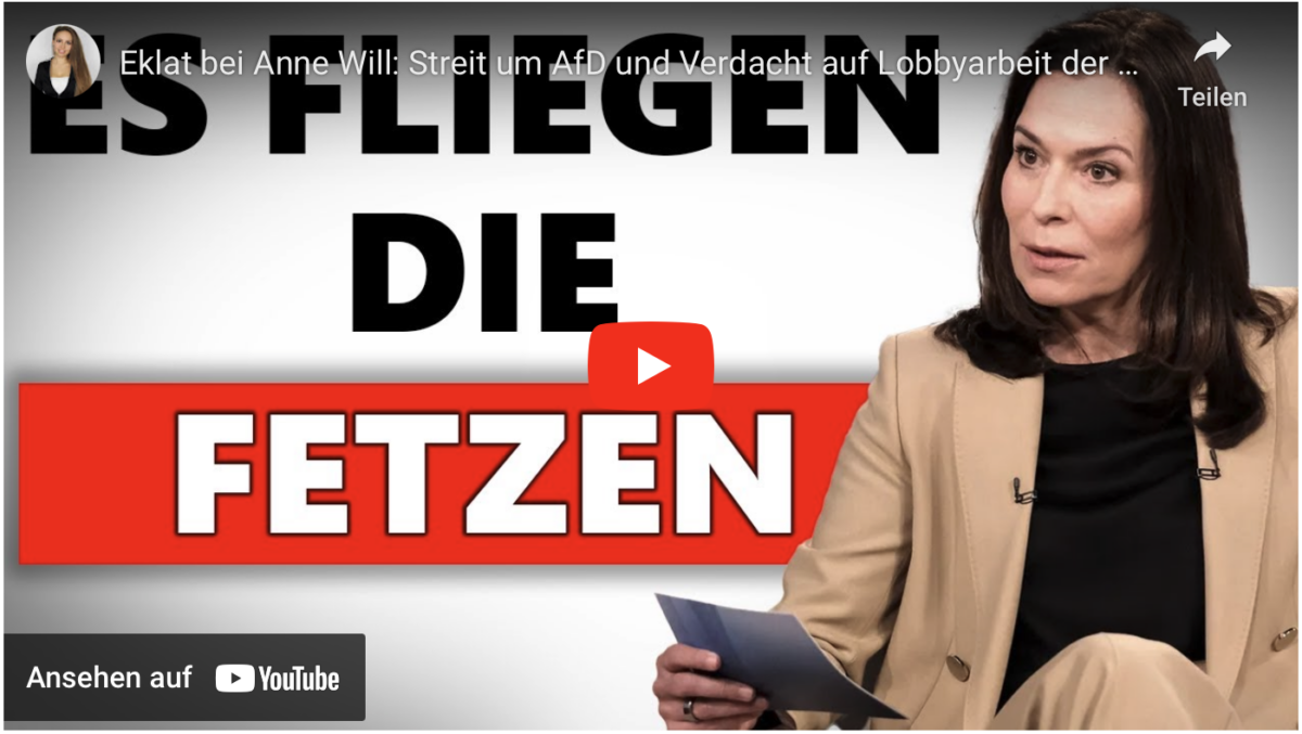 Eklat bei Anne Will: Streit um AfD und Verdacht auf Lobbyarbeit der FDP