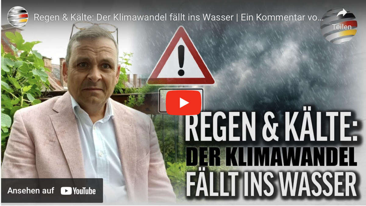 Regen & Kälte: Der Klimawandel fällt ins Wasser!