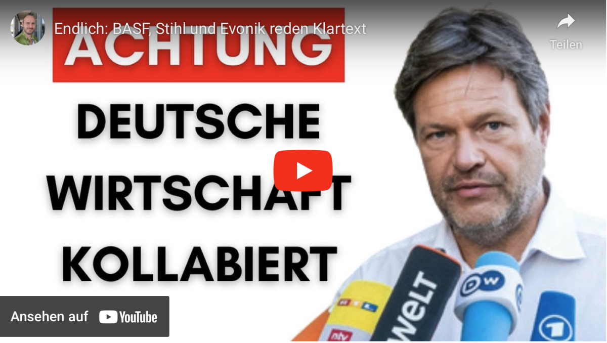 Endlich: BASF, Stihl und Evonik reden Klartext!