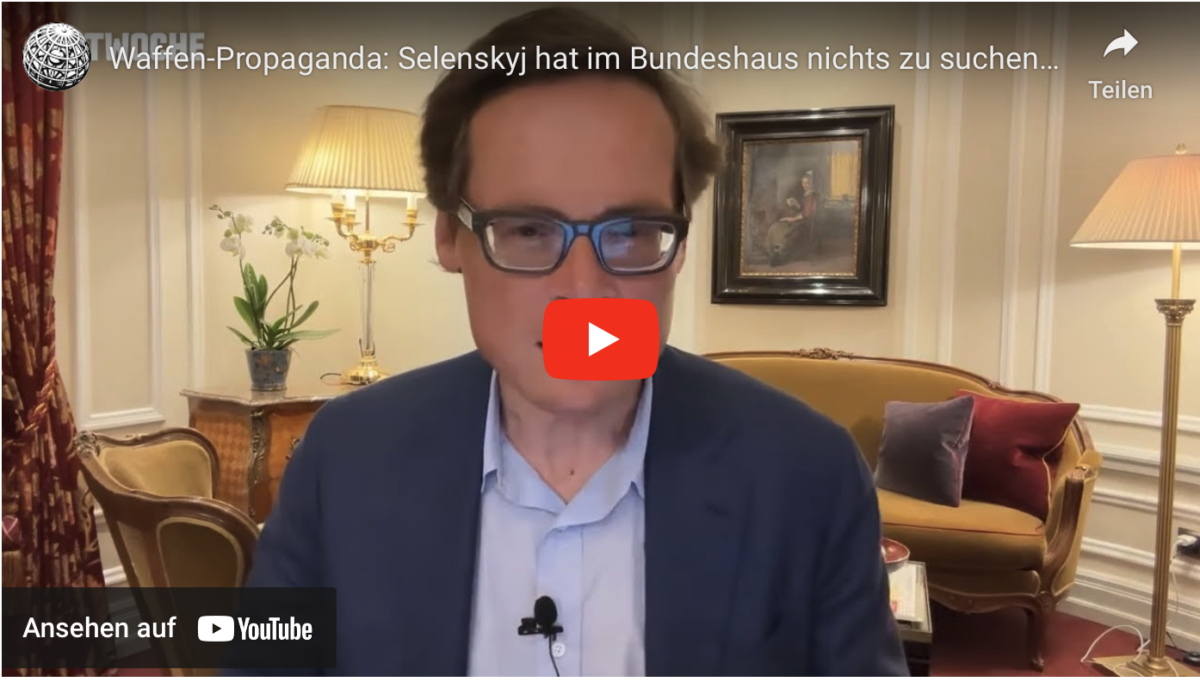 Waffen-Propaganda: Selenskyj hat im Bundeshaus nichts zu suchen!