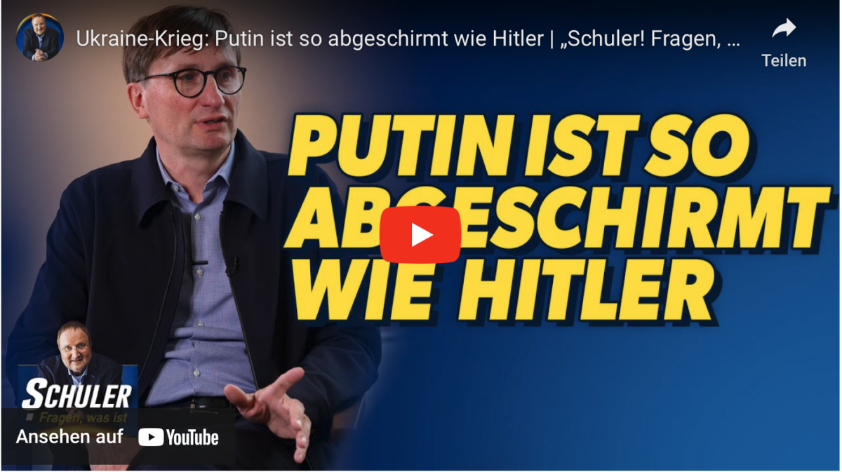 Ukraine-Krieg: Putin ist so abgeschirmt wie Hitler!