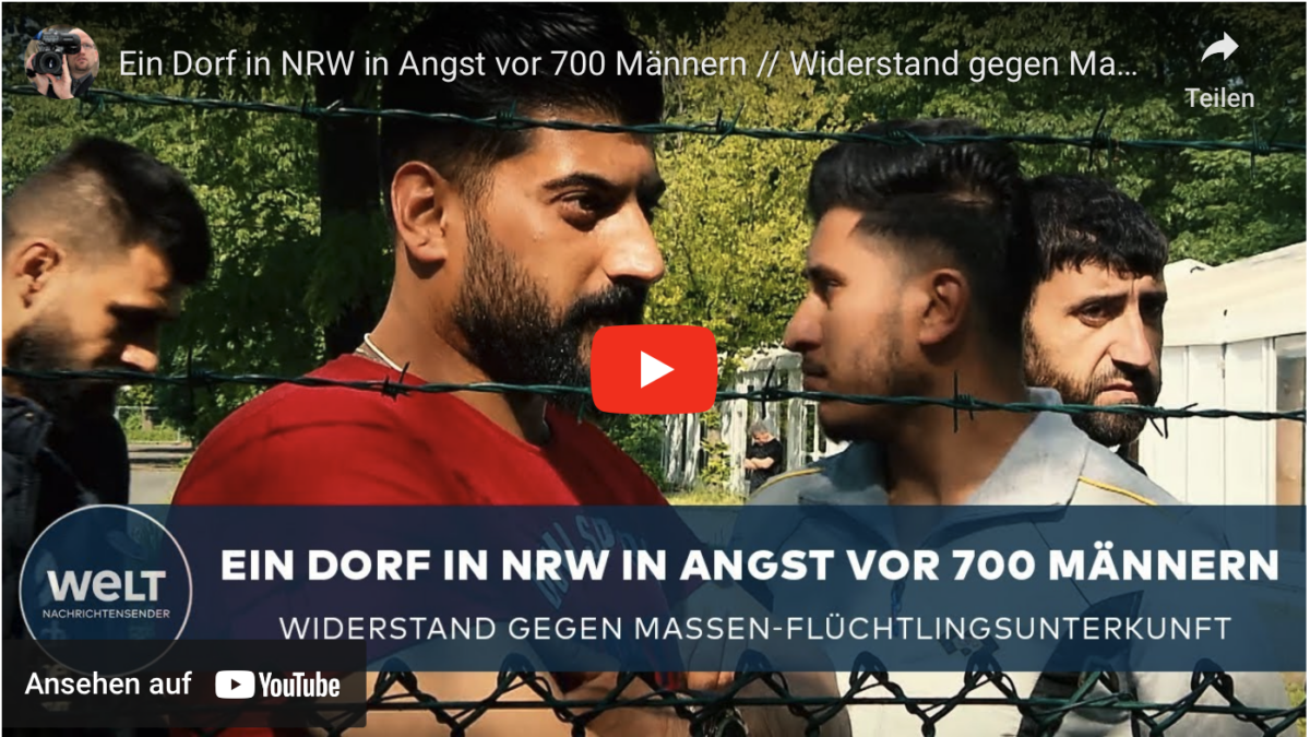 Ein Dorf in NRW in Angst vor 700 Männern // Widerstand gegen Massen-Flüchtlingsunterkunft