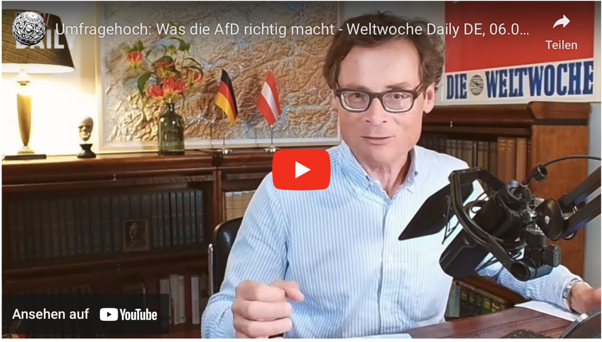 Umfragehoch: Was die AfD richtig macht – Weltwoche Daily DE, 06.06.2023